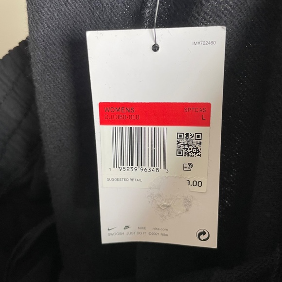 Nike NSW Air Sweat Pant In Black - Picture 9 of 11